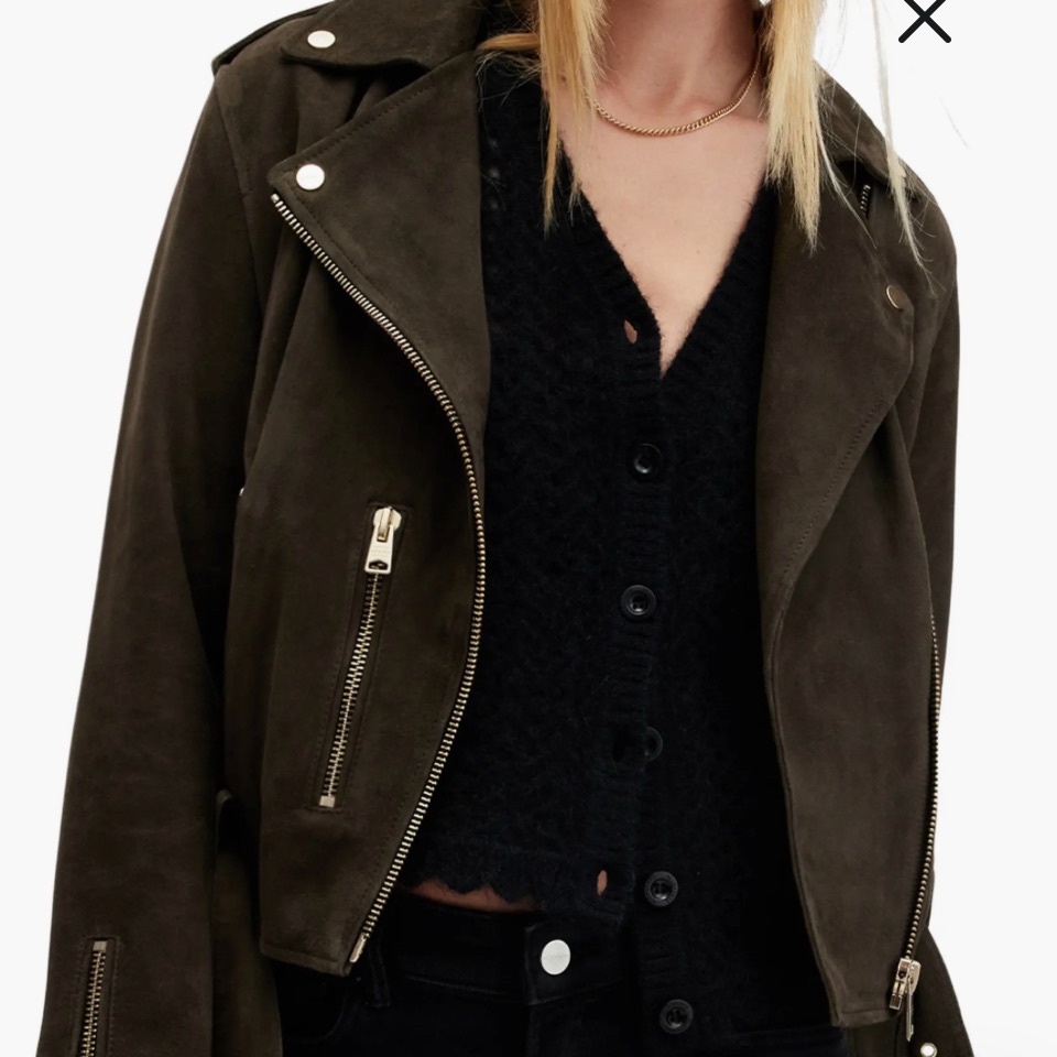 Suede Balfern Biker